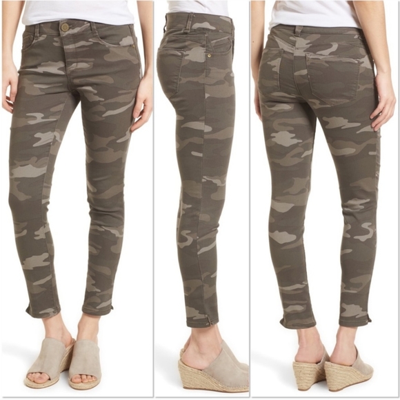Wit & Wisdom Ab-solution Camo Ankle Skimmer Pants Size 6 - Picture 1 of 11